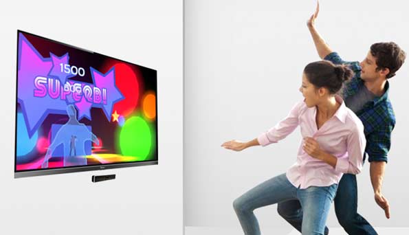 Los televisores del futuro se controlarán con los movimientos del cuerpo, sin necesidad del mando a distancia.