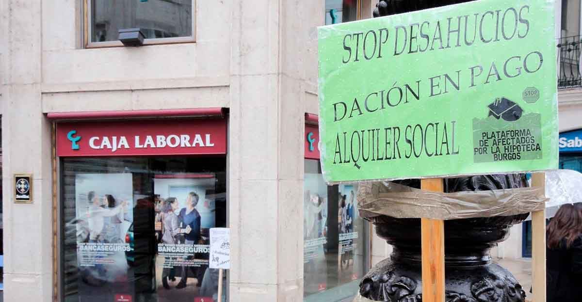 Nadie abandonará su vivienda en Burgos por desahucio sin que antes un juez haya examinado las cláusulas de la hipoteca