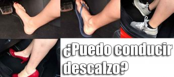 Conducir con chanclas o descalzo es legal pero muy peligroso