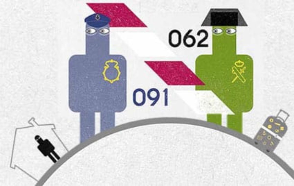 Teléfonos de la Policía Nacional y la Guardia Civil.