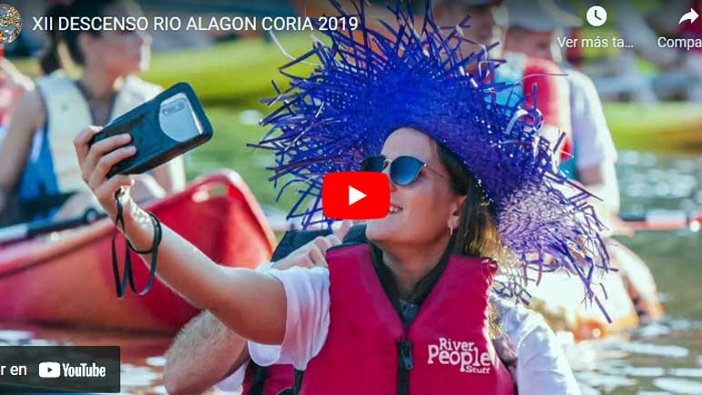 Video del descenso del río de Coria