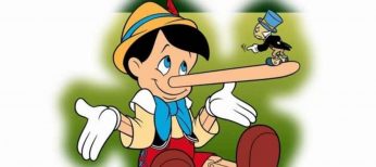 Pinocho, el personaje infantil al que le crecía la nariz cuando mentía.