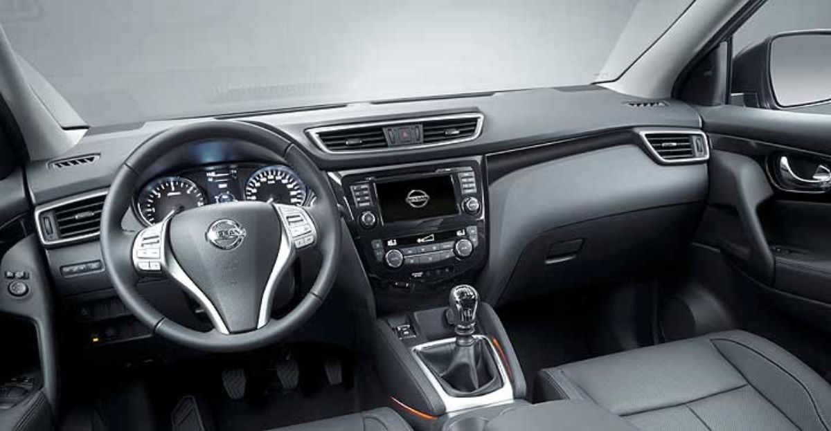 Interior del nuevo Nissan Qashqai.