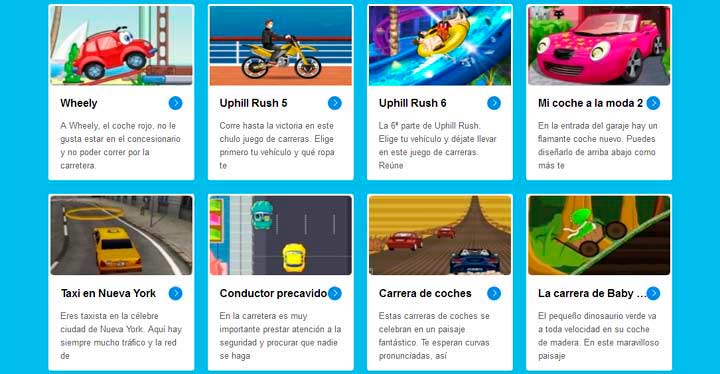Los mejores juegos infantiles gratis de motos y coches para niños-1