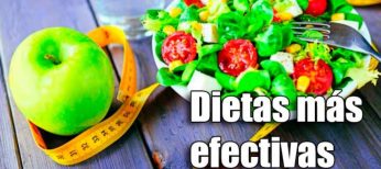 Las dietas más efectivas son la mediterránea, la DASH y la Clínica Mayo