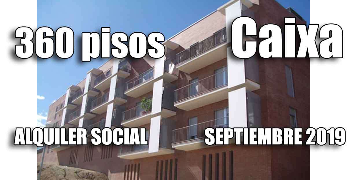 Alquiler social septiembre 2019