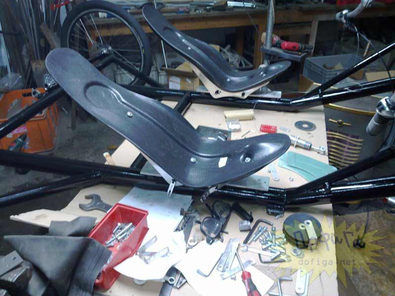 Piezas para el montaje del Porsche