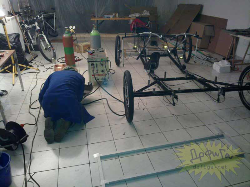 Montaje del sistema interior del Porsche