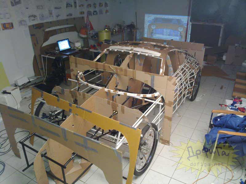 Estructura exterior del Porsche completa 