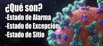 ¿Cuánto puede durar el Estado de Alarma? Diferencias con el estado de Excepción y de Sitio