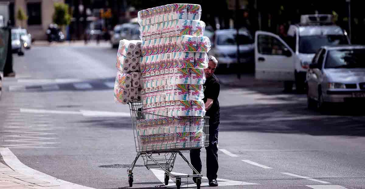 Compra compulsiva de papel higiénico