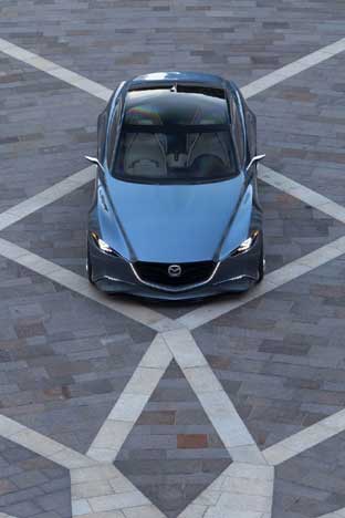 Mazda SHINARI desde arriba