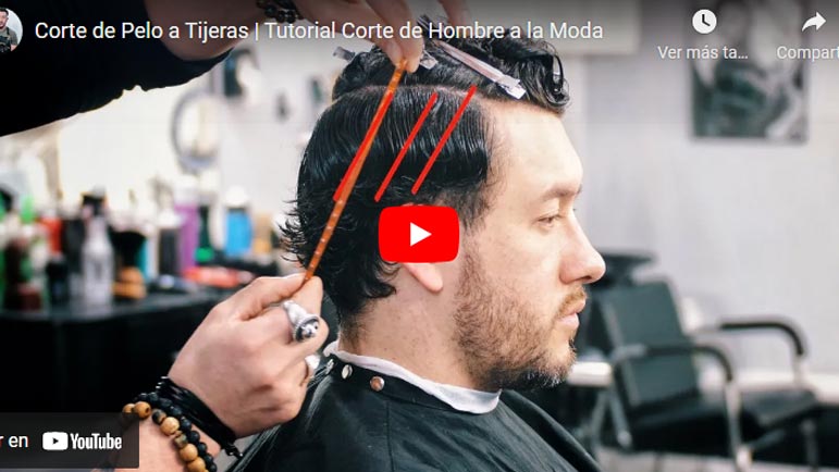 Video explicativo para el corte de pelo de hombre