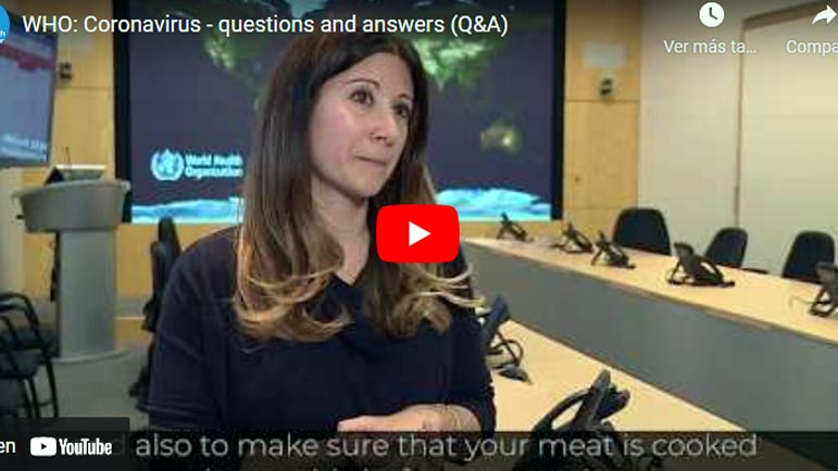 Video explicativo sobre el coronavirus
