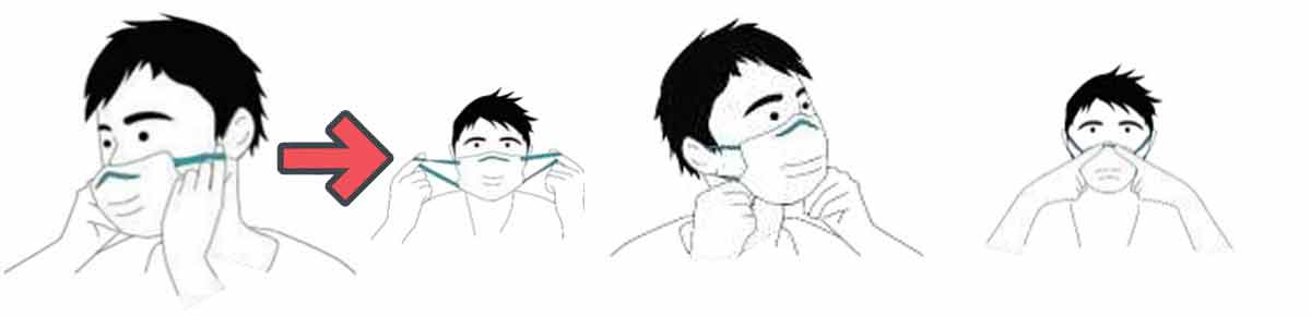 Cómo colocarse la mascarilla
