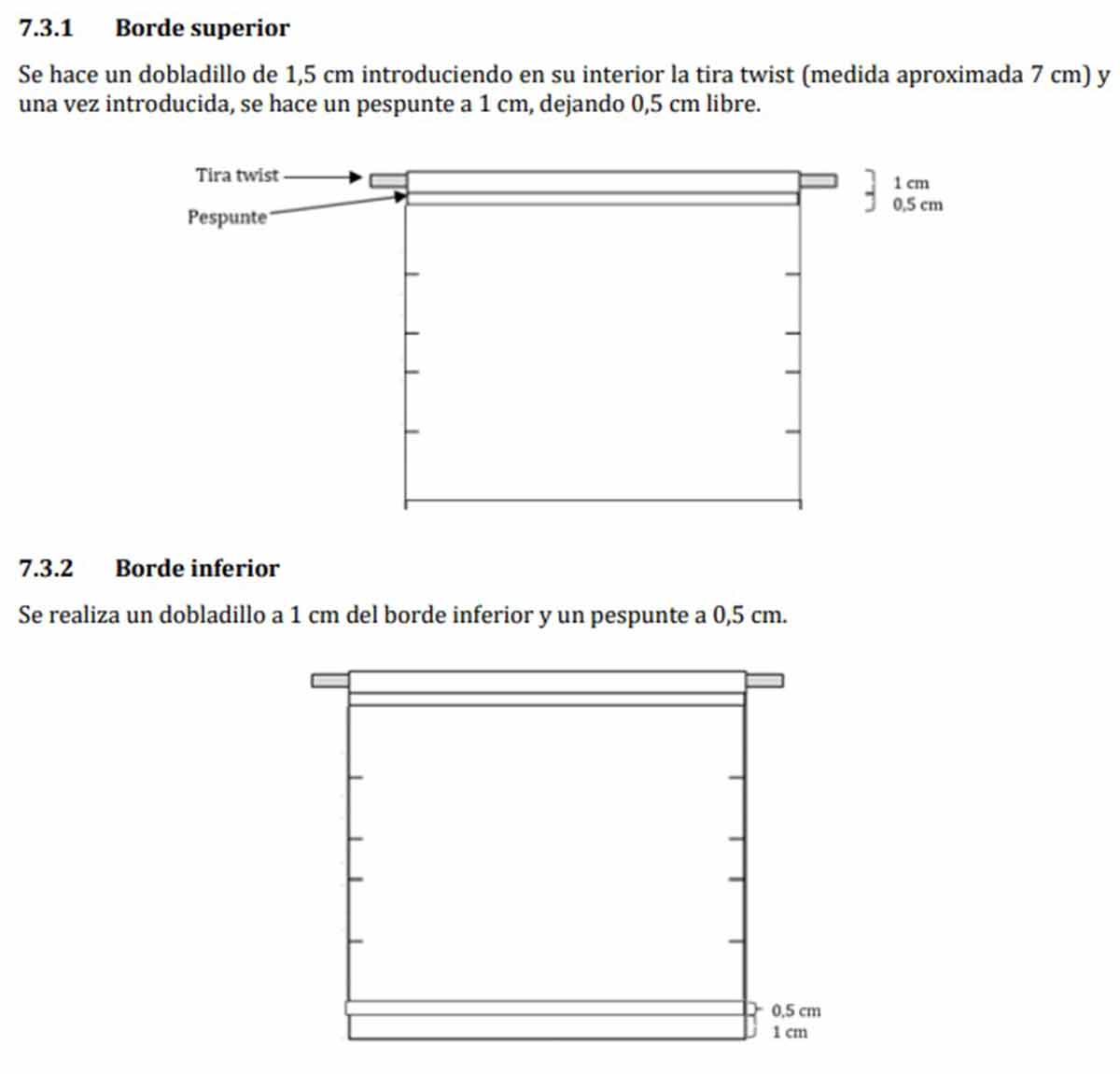 Mascarilla niños bordes