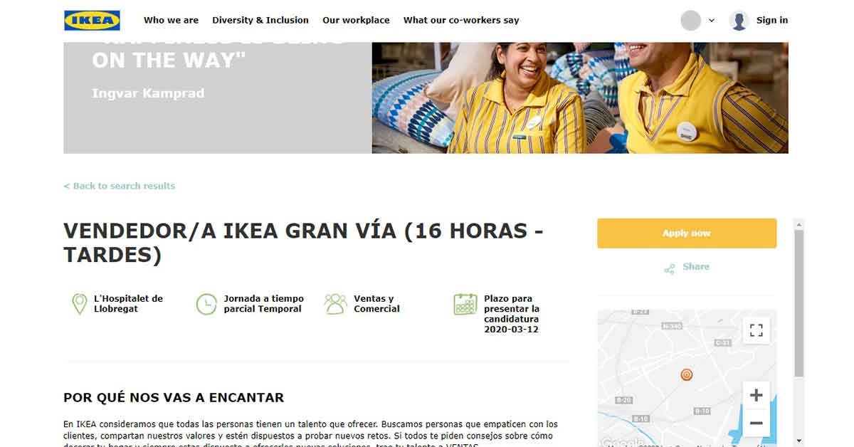 Oferta empleo IKEA