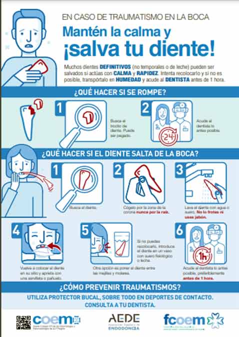 Mantén la calma y salva tu diente