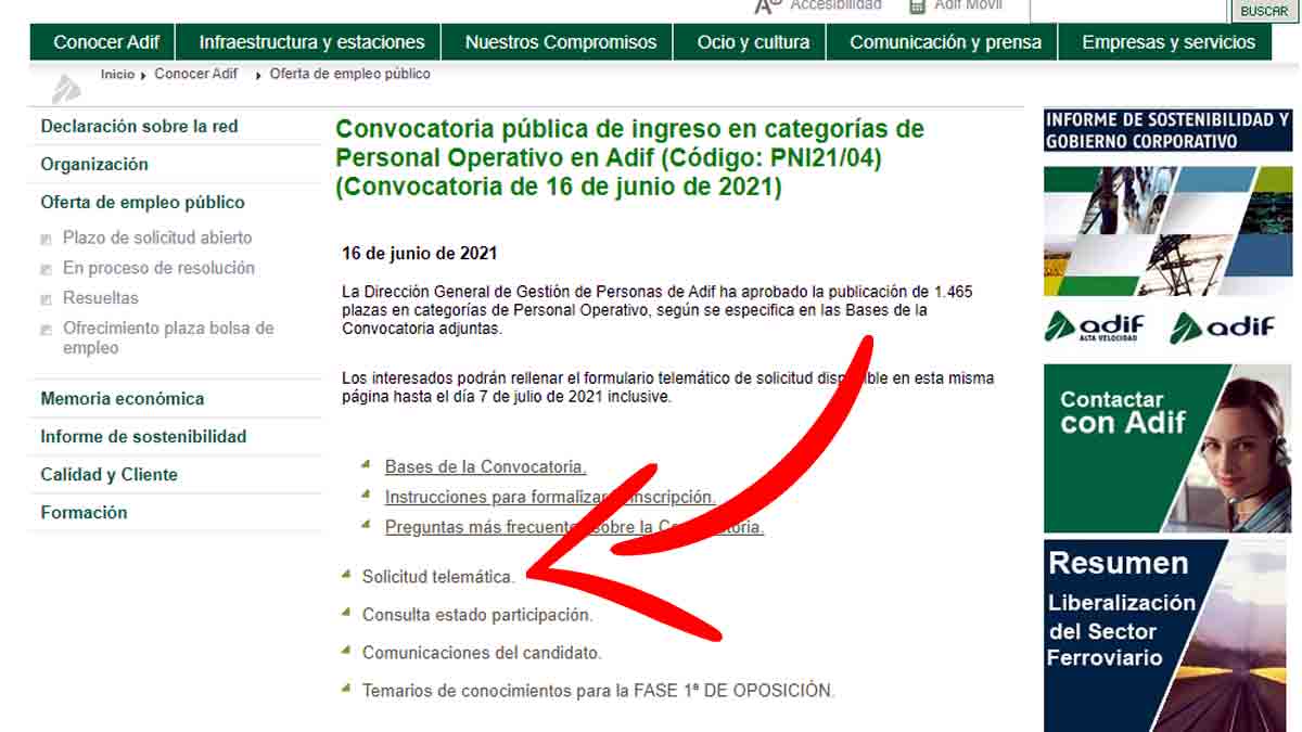 Iniciar solicitud telemática