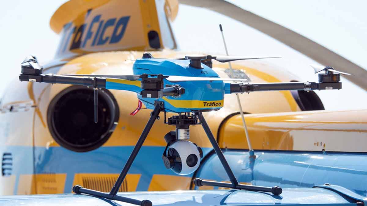Dron de tráfico