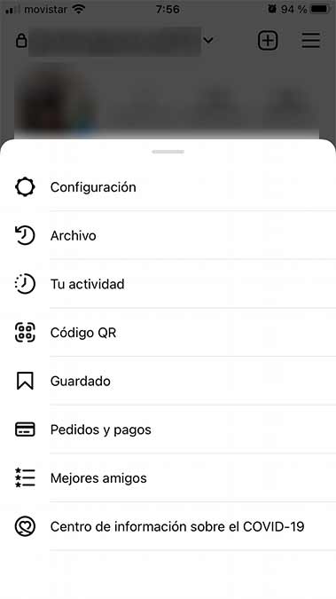 Configuración Instagram