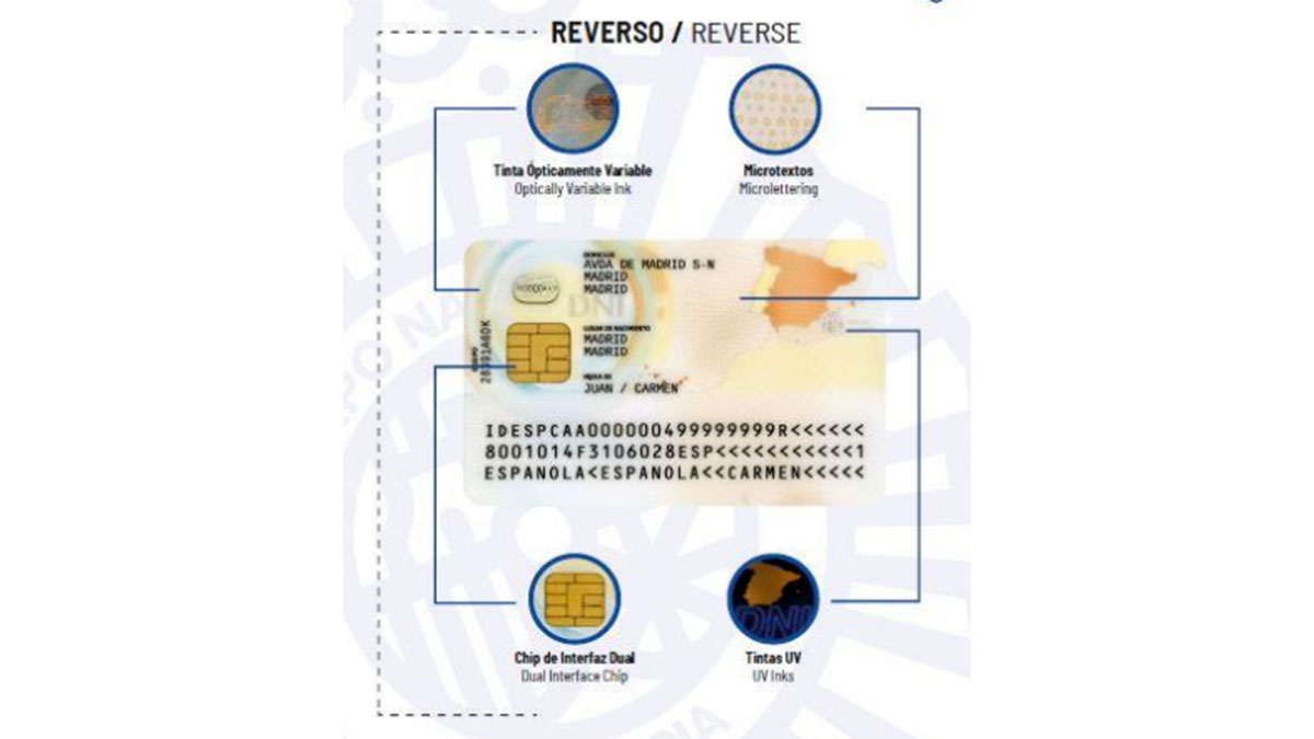 Reverso DNI electrónico