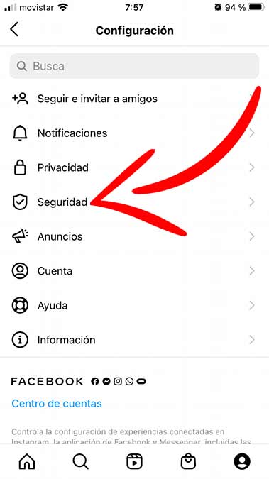 Seguridad Instagram