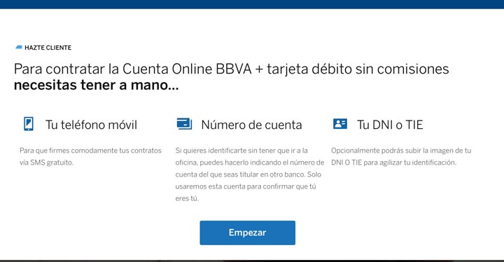 Cómo abrir una cuenta bancaria online en los bancos BBVA, CaixaBank y ...