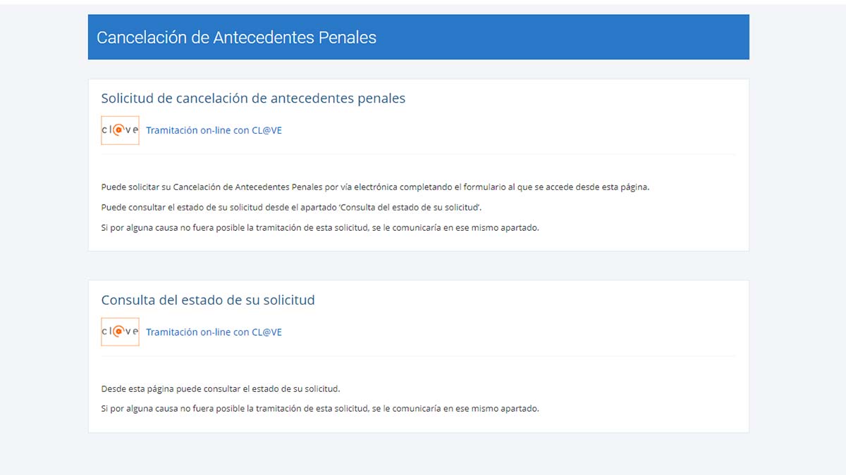 Iniciar la solicitud con clave