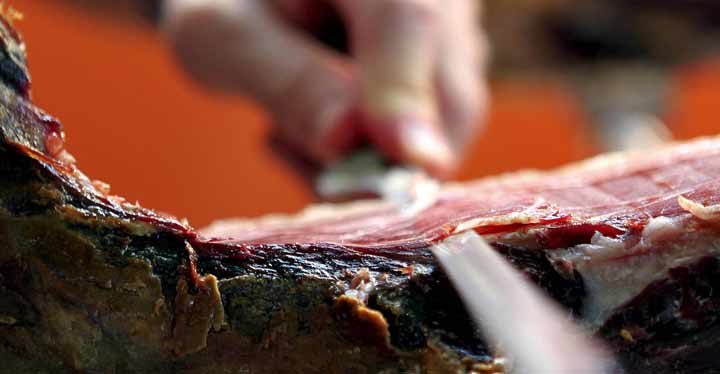 Comprar jamón ibérico.