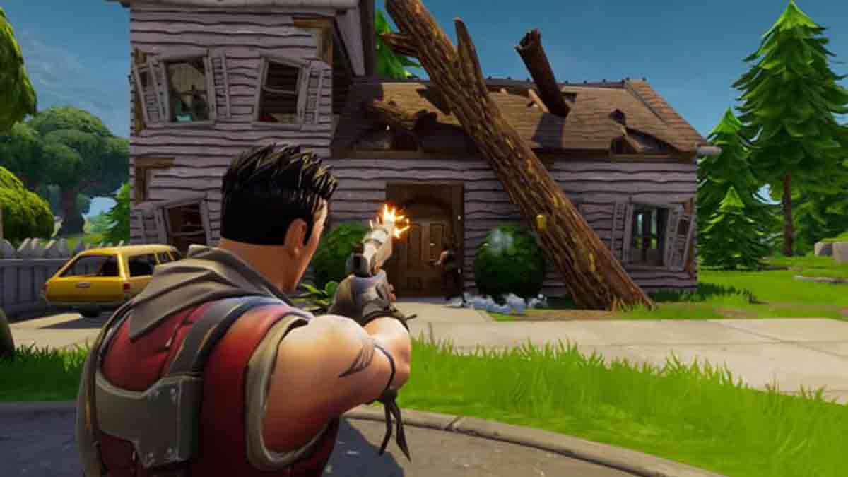 Lucha en el Fortnite