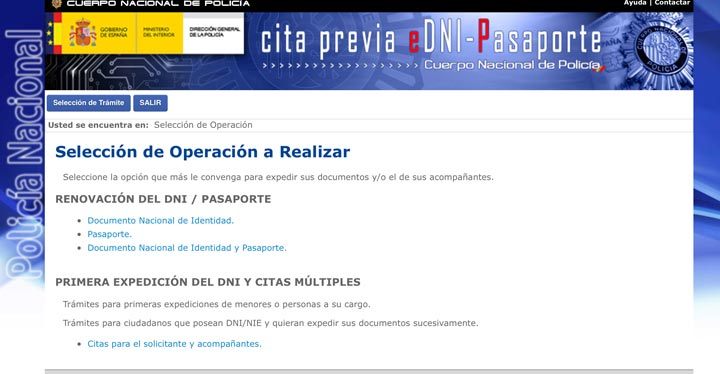 Renovación de pasaporte