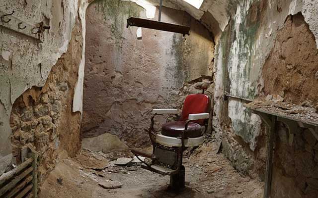 Carcel de Eastern State, en Filadelfia, EE. UU..