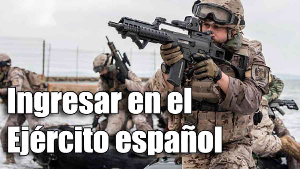 Continuación ego Pavimentación Cómo entrar en el Ejército español, requistos y sueldos