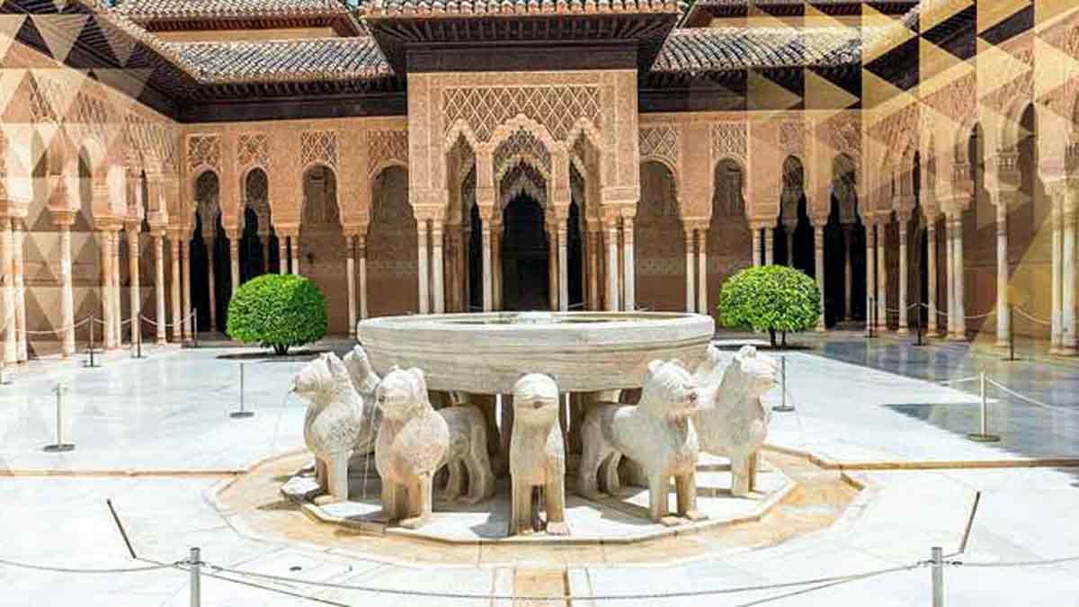 Visitar el patio de los leones de la Alhambra