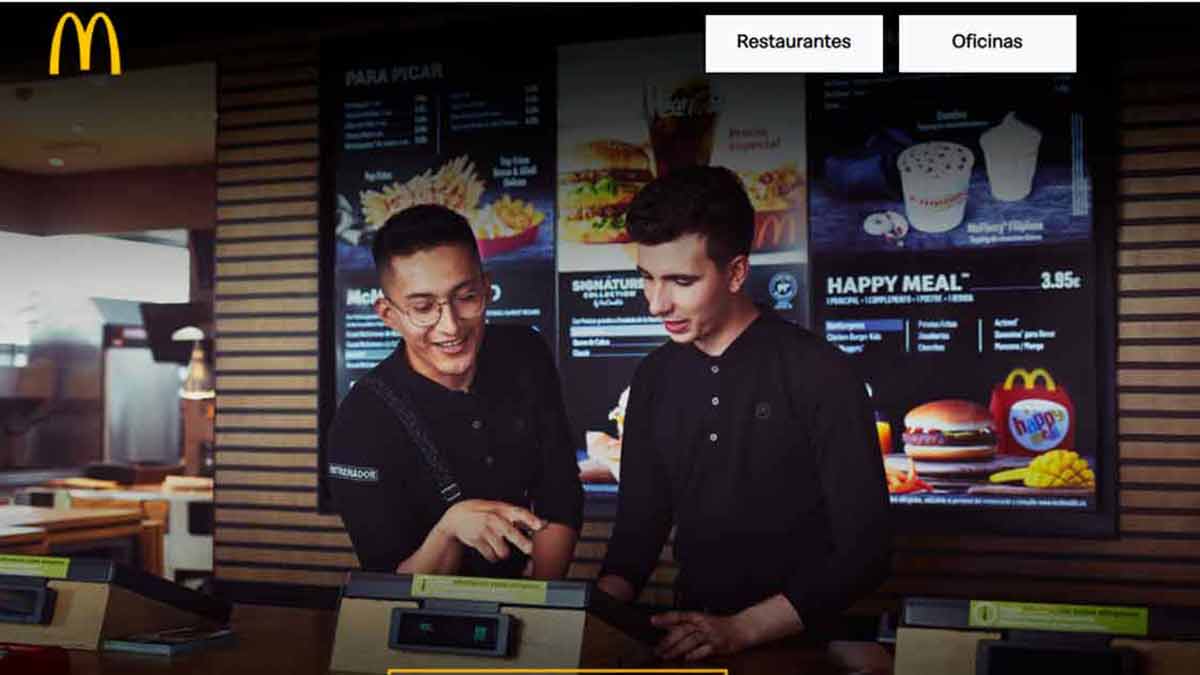 Portal de empleo de McDonalds