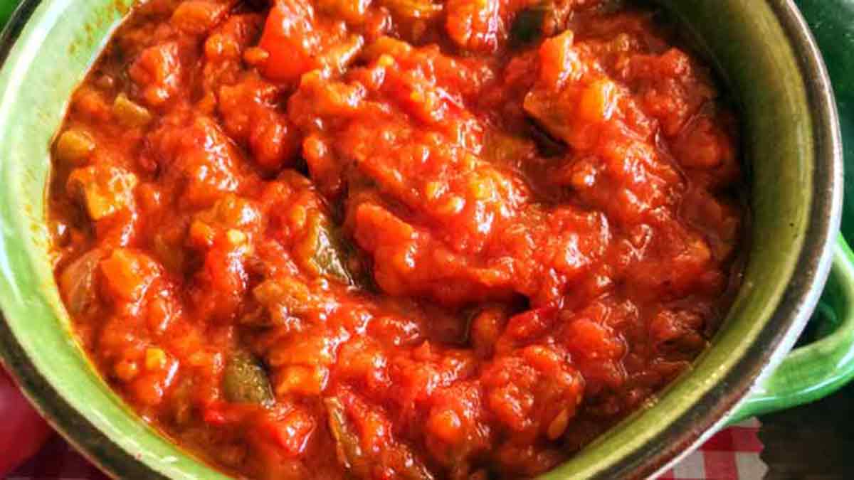 Pisto manchego en la Thermomix