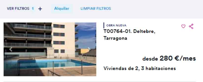 Vivienda por 280 euros en Tarragona