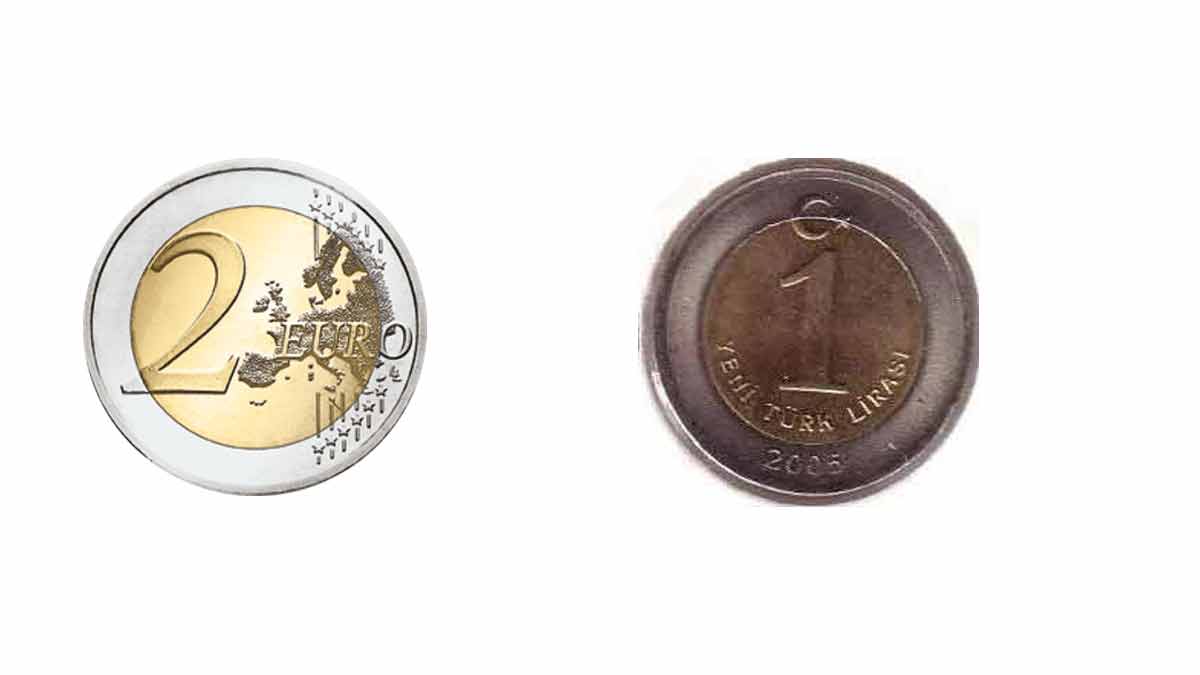 Cara delantera de las monedas