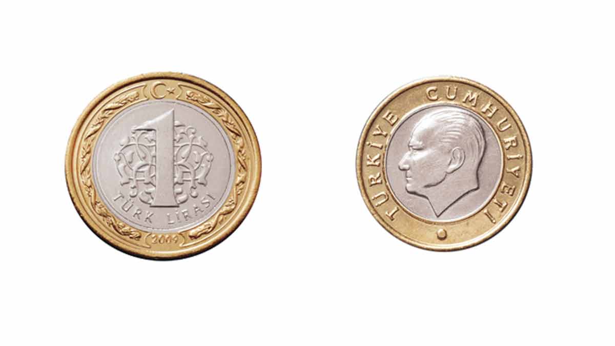 Una lira turca actual