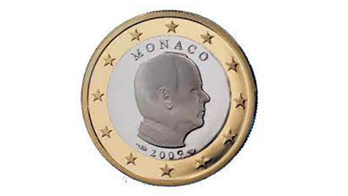 Moneda de un euro de Mónaco 2009
