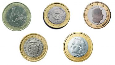 Las 7 monedas de 1 euro más caras, de más de 350 euros por una pieza