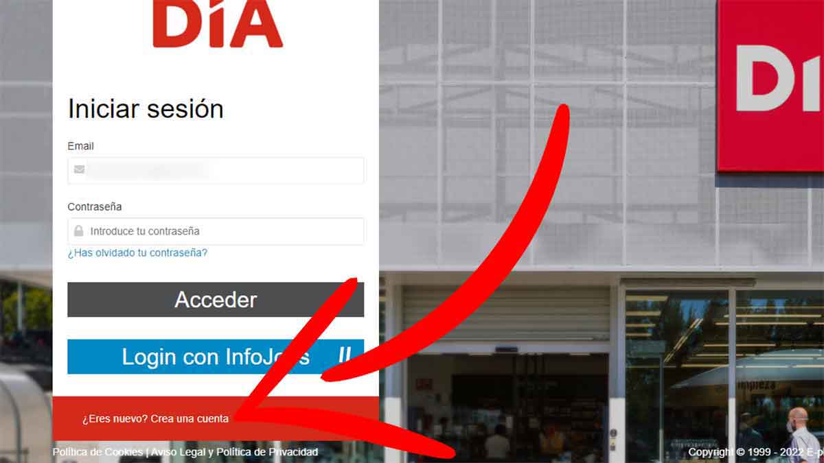 Crear una nueva cuenta
