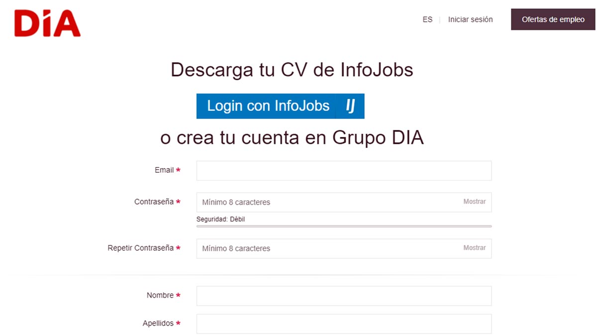 Completar formulario