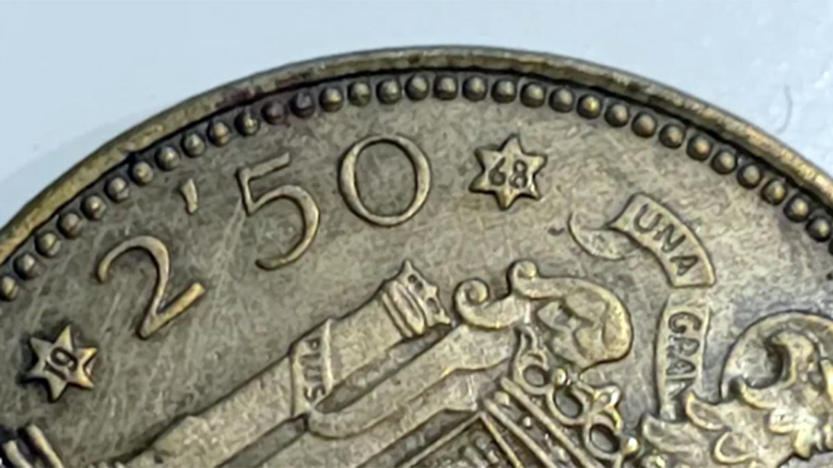 Moneda de dos pesetas y media
