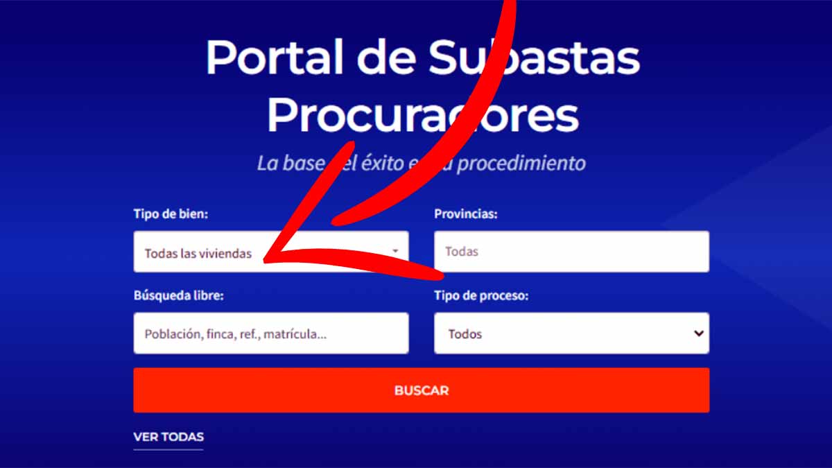 Filtros del portal