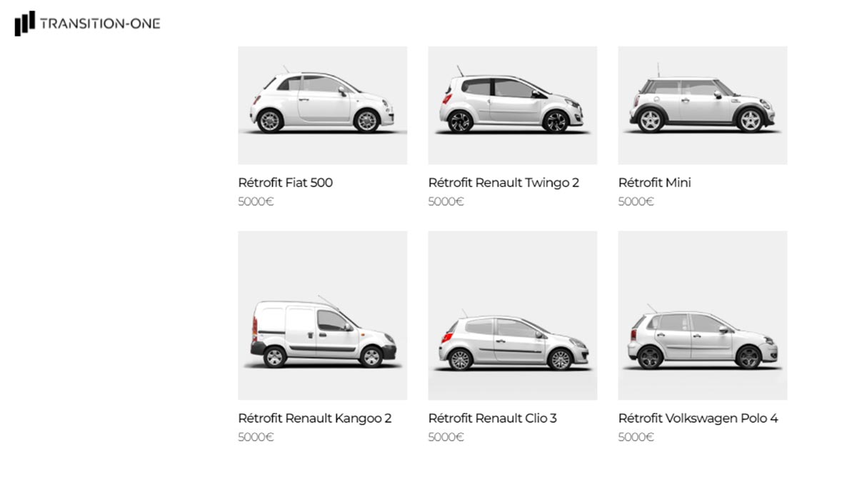 Transition One transformación de vehículos en eléctricos