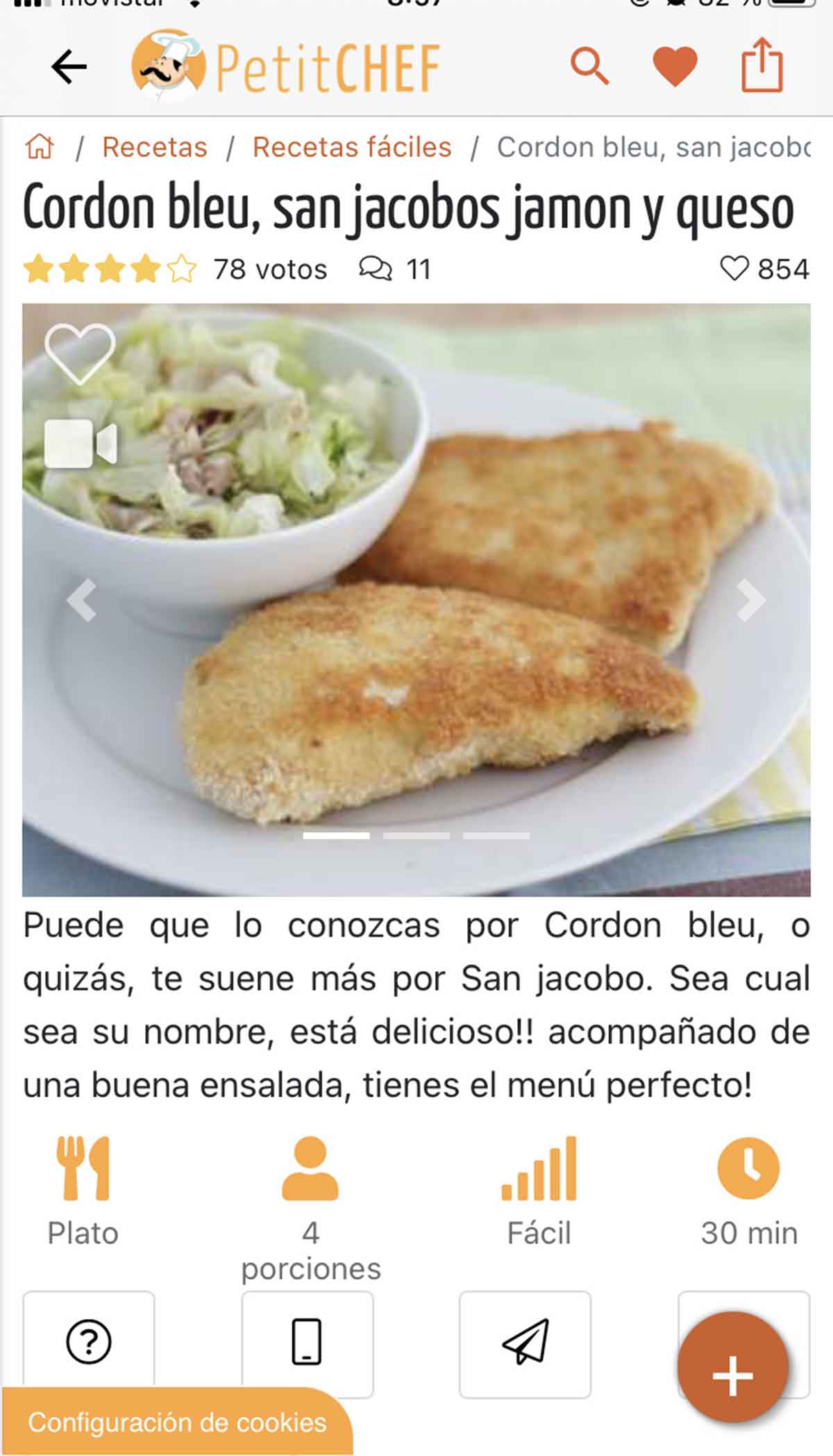 Receta cordon bleu