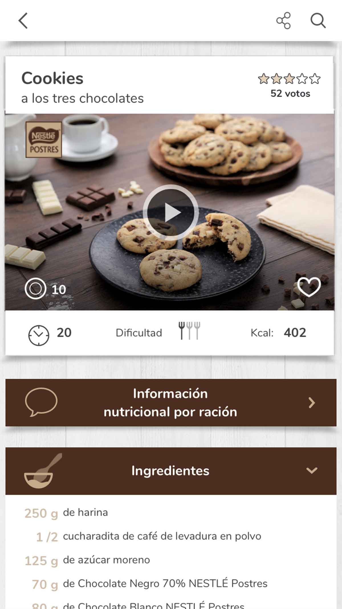 Receta en vídeo de galletas