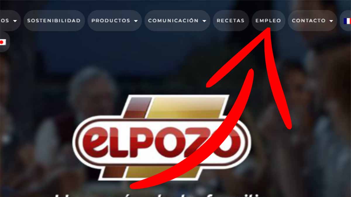 Página web de inicio El Pozo